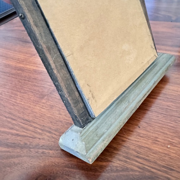 Tilt Swing Picture Frame Antique Art Deco Swinging Tabletop Carved Wood W Photo - Picture 15 of 16